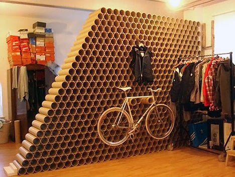 cardboard-tube-wall