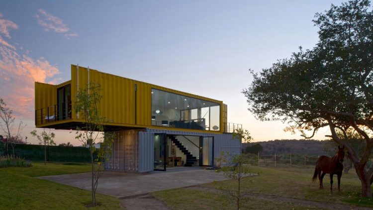Countryside Houses Made from Shipping Containers