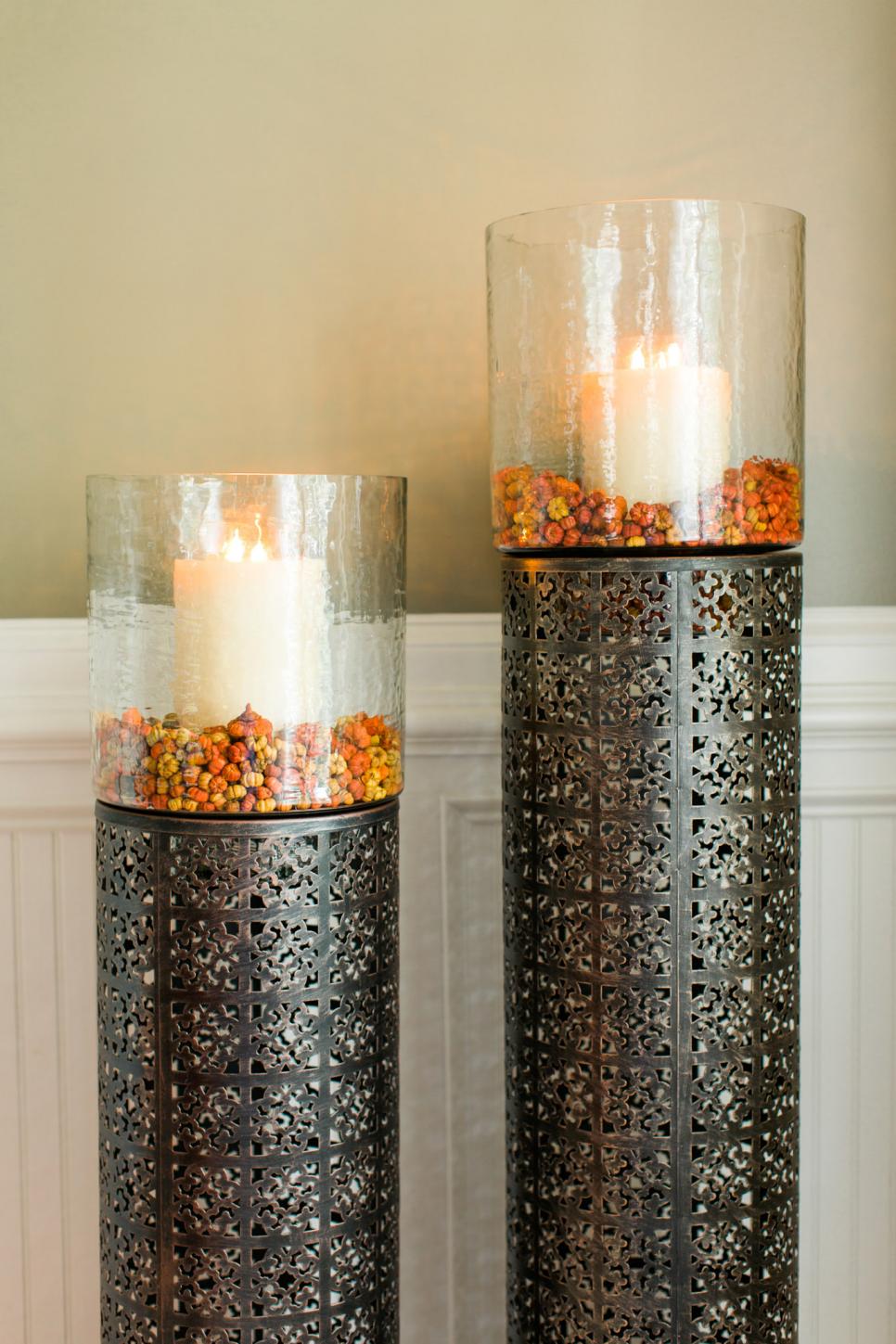 Candles for cozy interior