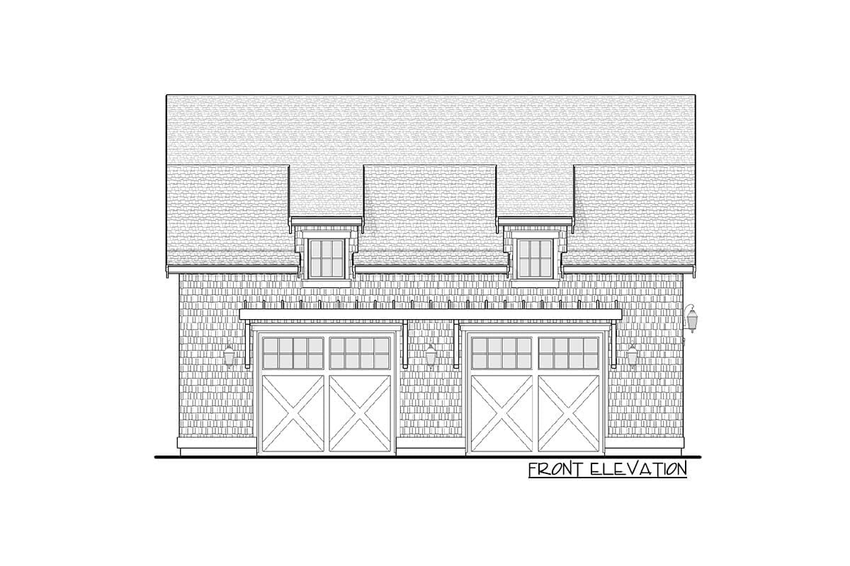 2-Storey Flexible Garage Floor Plan w/ 2-Car Garage (HQ Plans & 3D ...