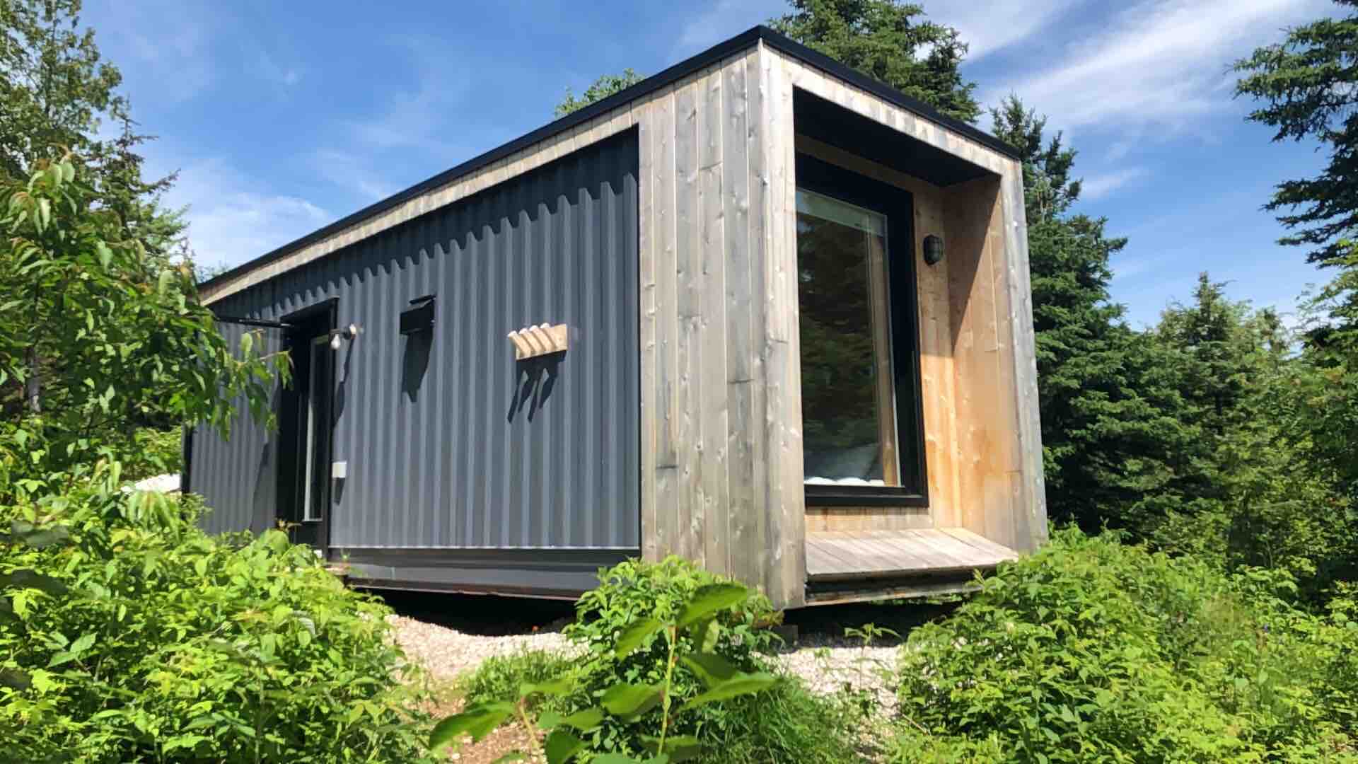 Grey Shipping Container Home 
